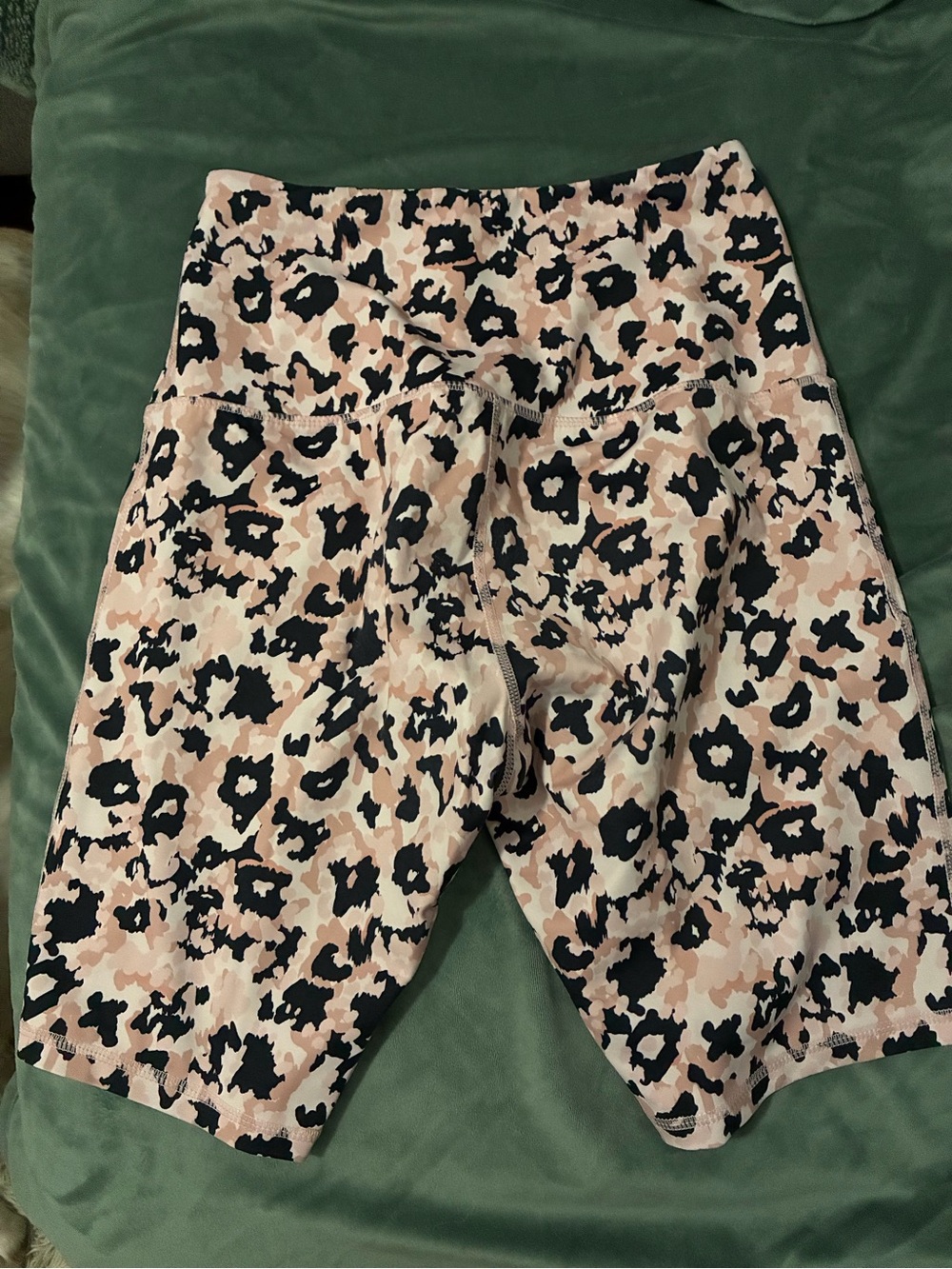Cleo Harper Pink Camo Leopard Bike Shorts
